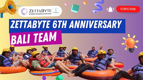 ZettaByte 6th Anniversary - Bali Team