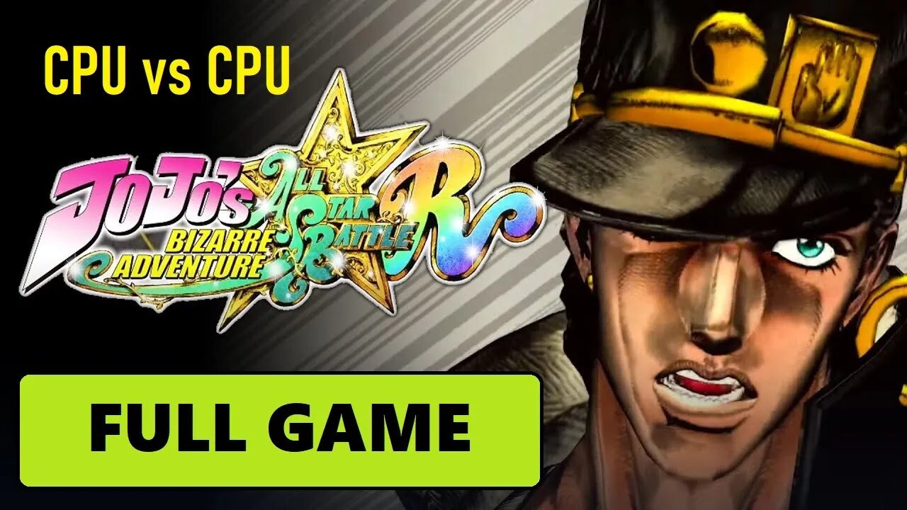 JoJo's Bizarre Adventure: All Star Battle R [Full Game | No Commentary] PS4
