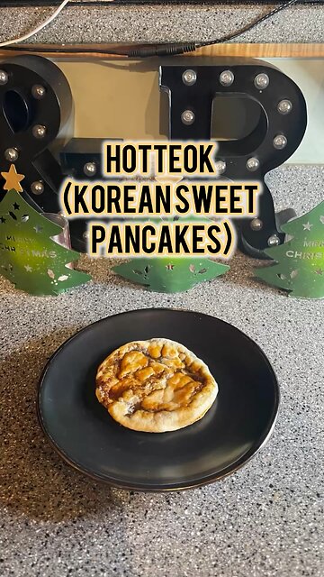 My Korean Mom Makes Hotteok (Korean Pancake) on a Mini Skillet