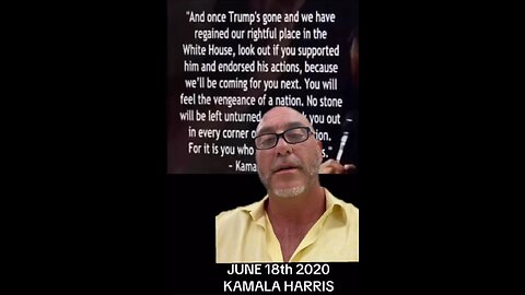 Kamala Harris Message to anyone planning on supporting Donald Trump