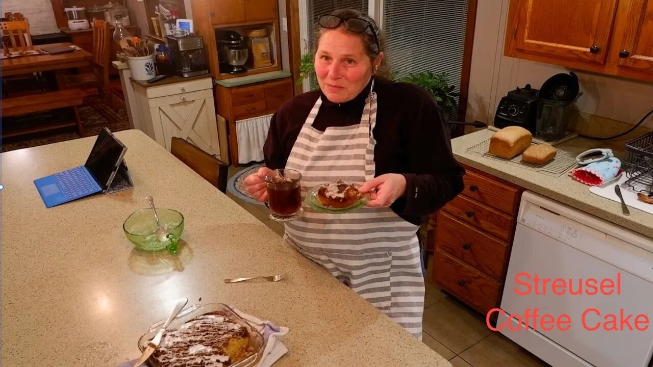 Making a Simple Dessert | Streusel Coffee Cake