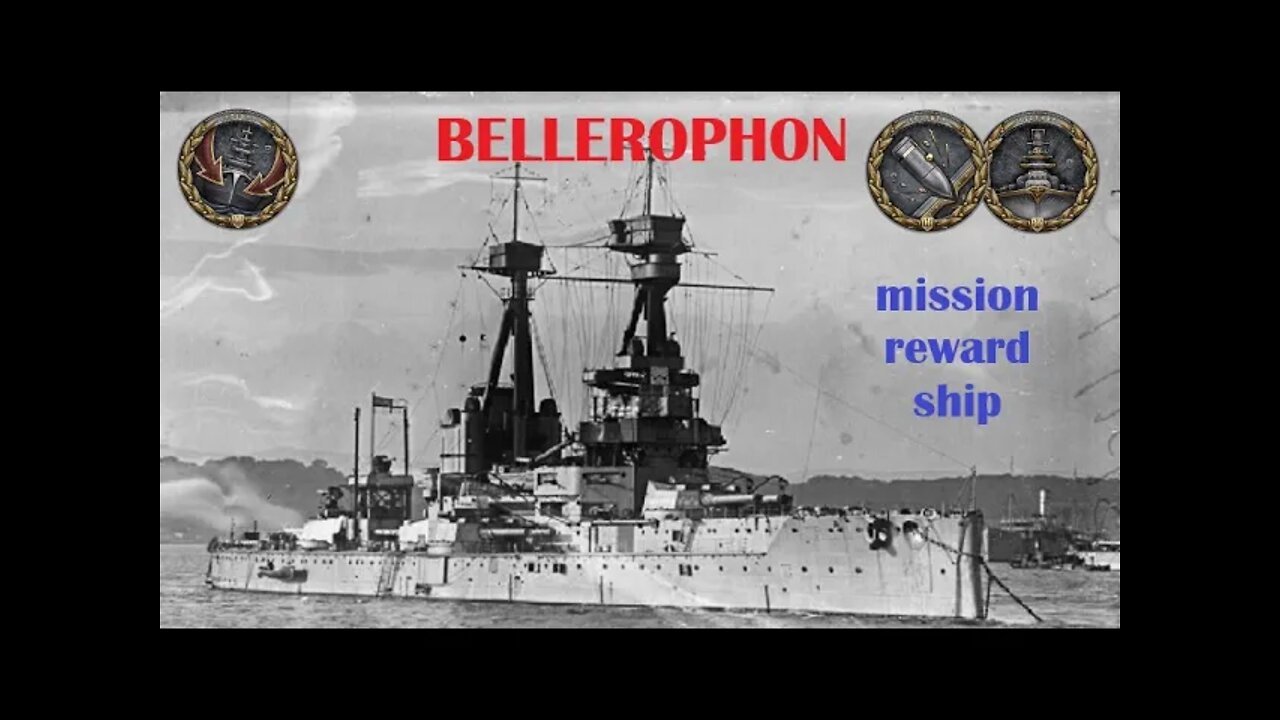 Halloween Mission Reward Ship - Bellerophon (World of Warships Legends)