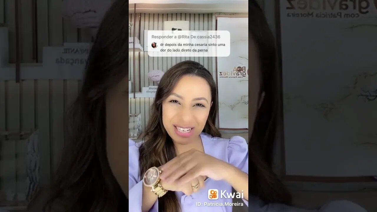 Depois da cesárea sinto dor na perna