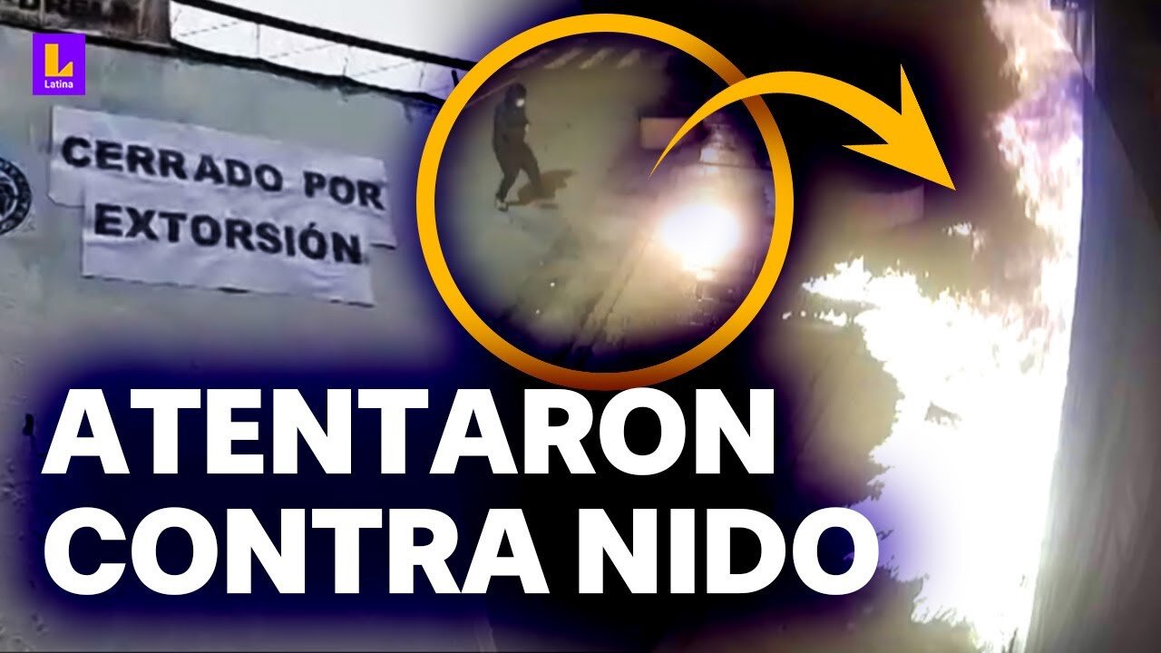 Extorsionan y queman fachada de nido en Huacho: Institución ha cerrado sus puertas por amenazas