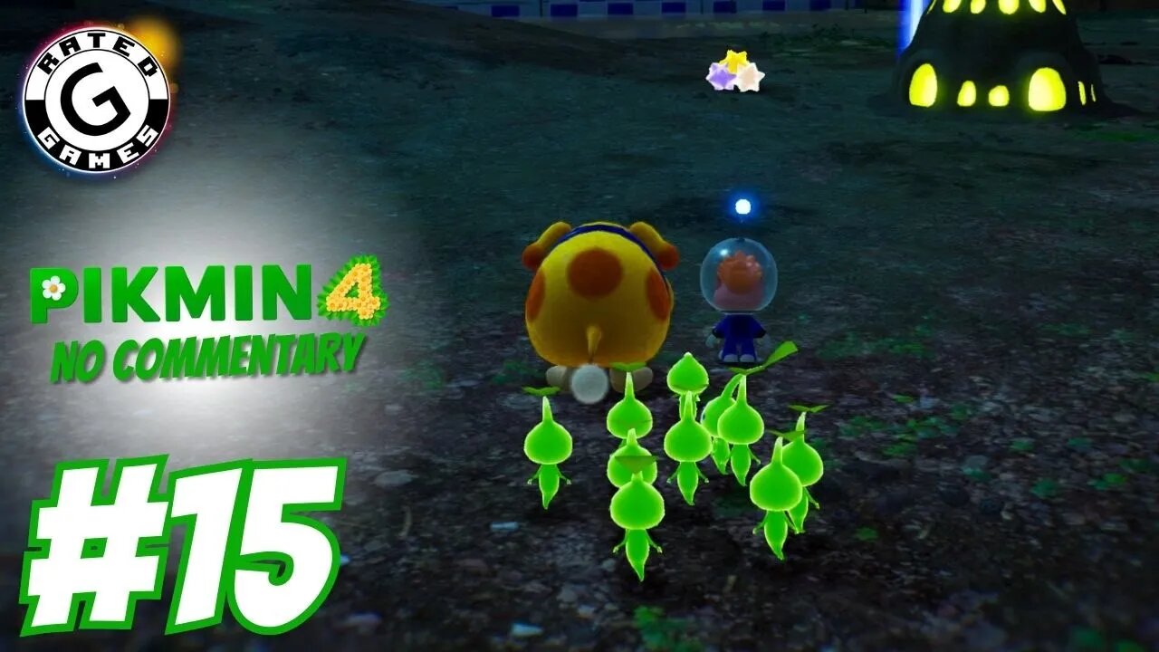 Pikmin 4 No Commentary - Part 15 - Rugged Scaffold Night Expedition
