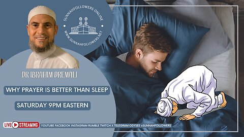 Prayer is better than Sleep | Dr Ibrahim Dremali