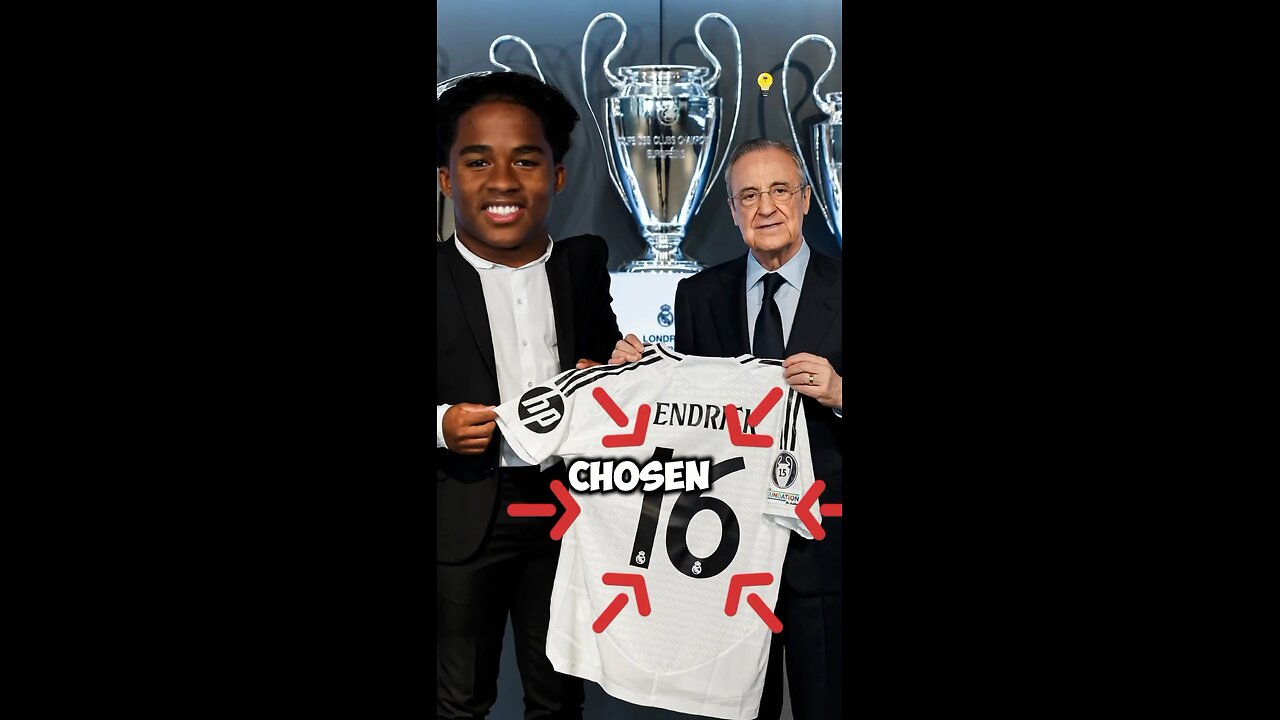TRUTH Behind Endrick’s #16 | Real Madrid Presentation 🥹⚽️