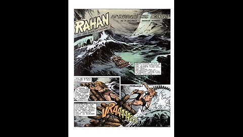 Rahan. Episode 131. By Roger Lecureux. The Barrage of Demons. A Puke (TM) Comic.