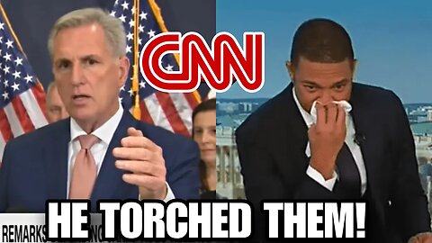 Kevin McCarthy RIPS CNN reporter CRYING about Tucker Carlson releasing the J6 TAPES!
