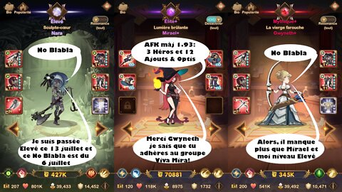 AFK Arena Txt MAJ 1.93 musique no blabla