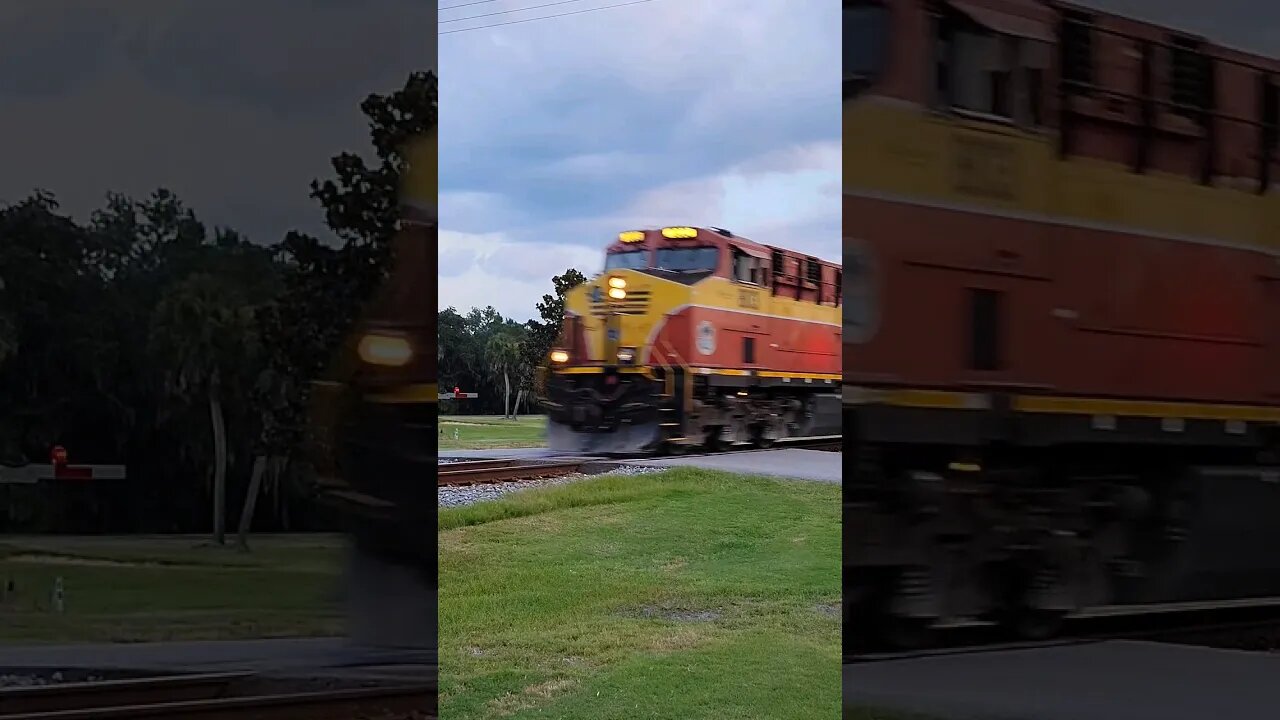 Florida East Coast Railway FEC-206 at Daytona Beach Golf Club August 11 2023 #railfanrob #fec206