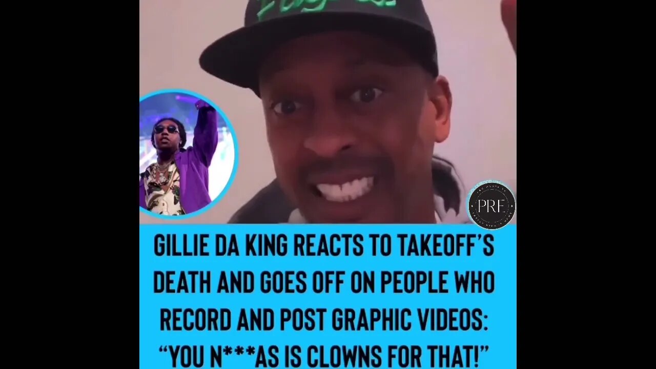 Gillie DaKing speaking nothing but facts as he talks about TakeOff’s tragic death 🙏🏾💯