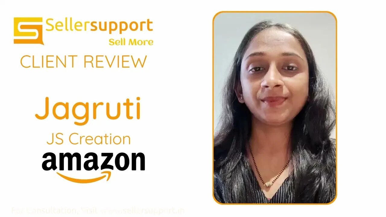 Sellersupport Client Review | Jagruti | JS Creation