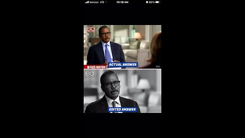 60 Minutes removed Kamala's word salad in the latest version. 1984 is here.
