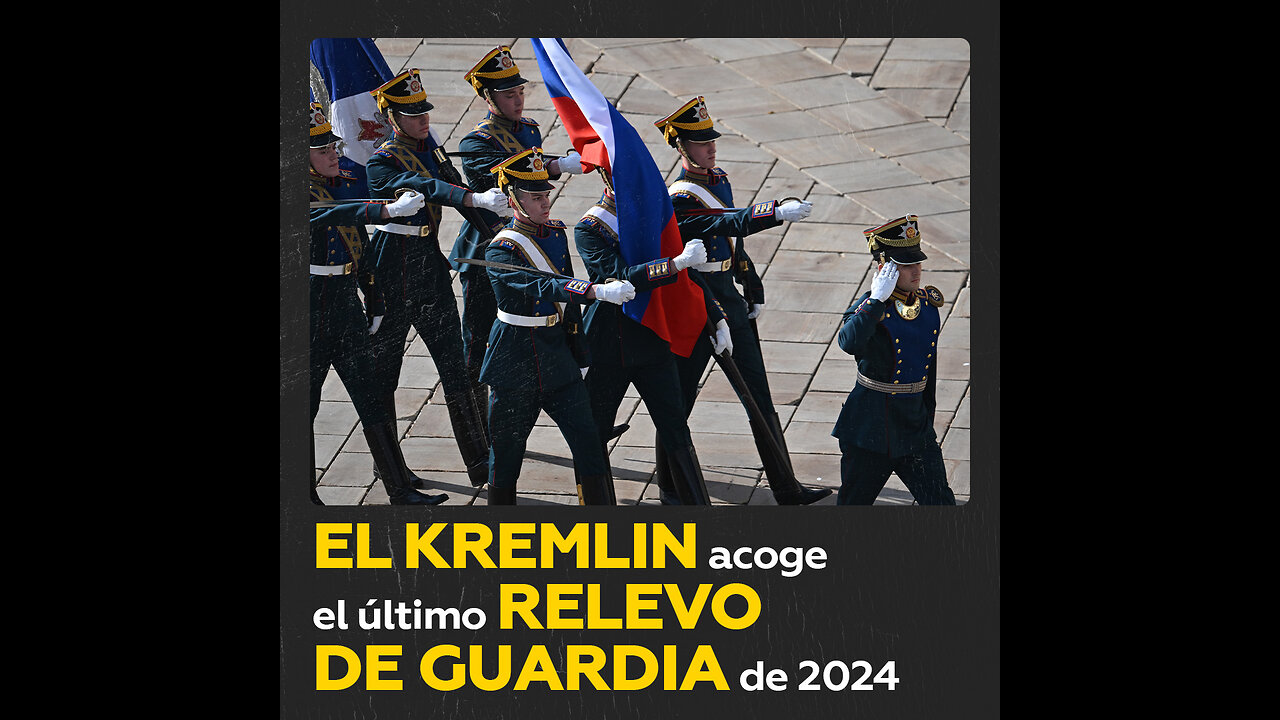 El Kremlin celebra la última ceremonia de relevo de guardia de 2024