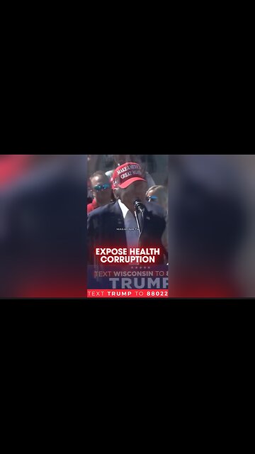 Trump & Robert Kennedy Jr Pledge To Stop Corruption at The CDC, FDA, WHO - 9/7/24