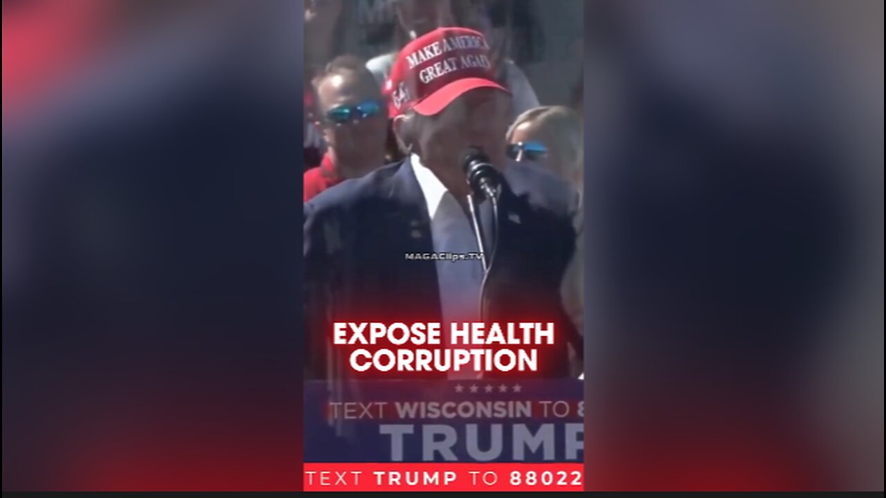 Trump & Robert Kennedy Jr Pledge To Stop Corruption at The CDC, FDA, WHO - 9/7/24