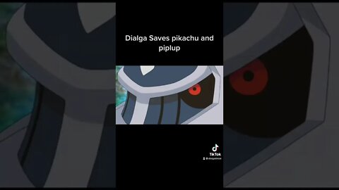 Dialga saves pikachu and piplup #dialga #shorts