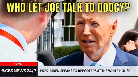 Biden’s Handlers just lost control of Joe for a minute today!