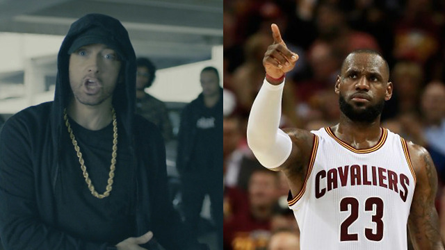 LeBron James RESPONDS to Eminem's Donald Trump BET Freestyle