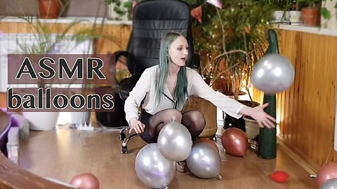 ASMR for your good mental health! Heels and balloons ASMR