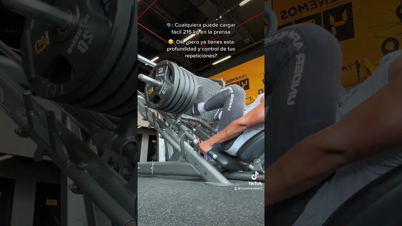 ¿Tienes Esta Profundidad y Control de tus Repeticiones en la Prensa de Piernas? 🧐