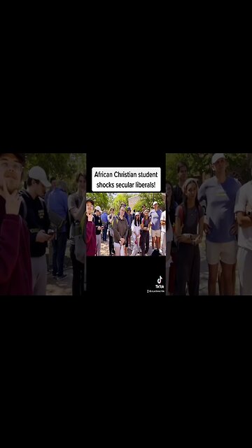 African Christian Student Shocks Secular Liberals