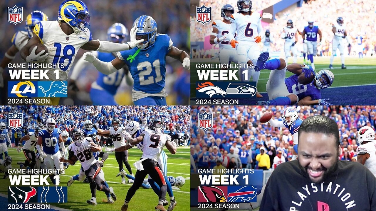 NFL 2024 Season All Week 1 Highlights Reaction