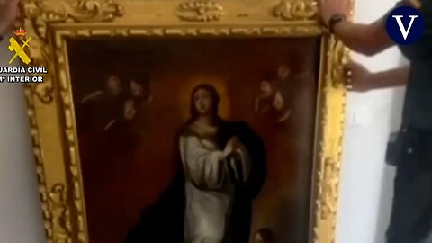 Recuperan un cuadro del siglo XVIII valorado en 15.000 euros que fue robado en Ávila
