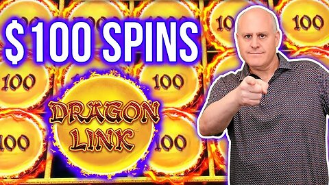 $100 Spins 🔥 High Limit Dragon Link Golden Century Jackpot!
