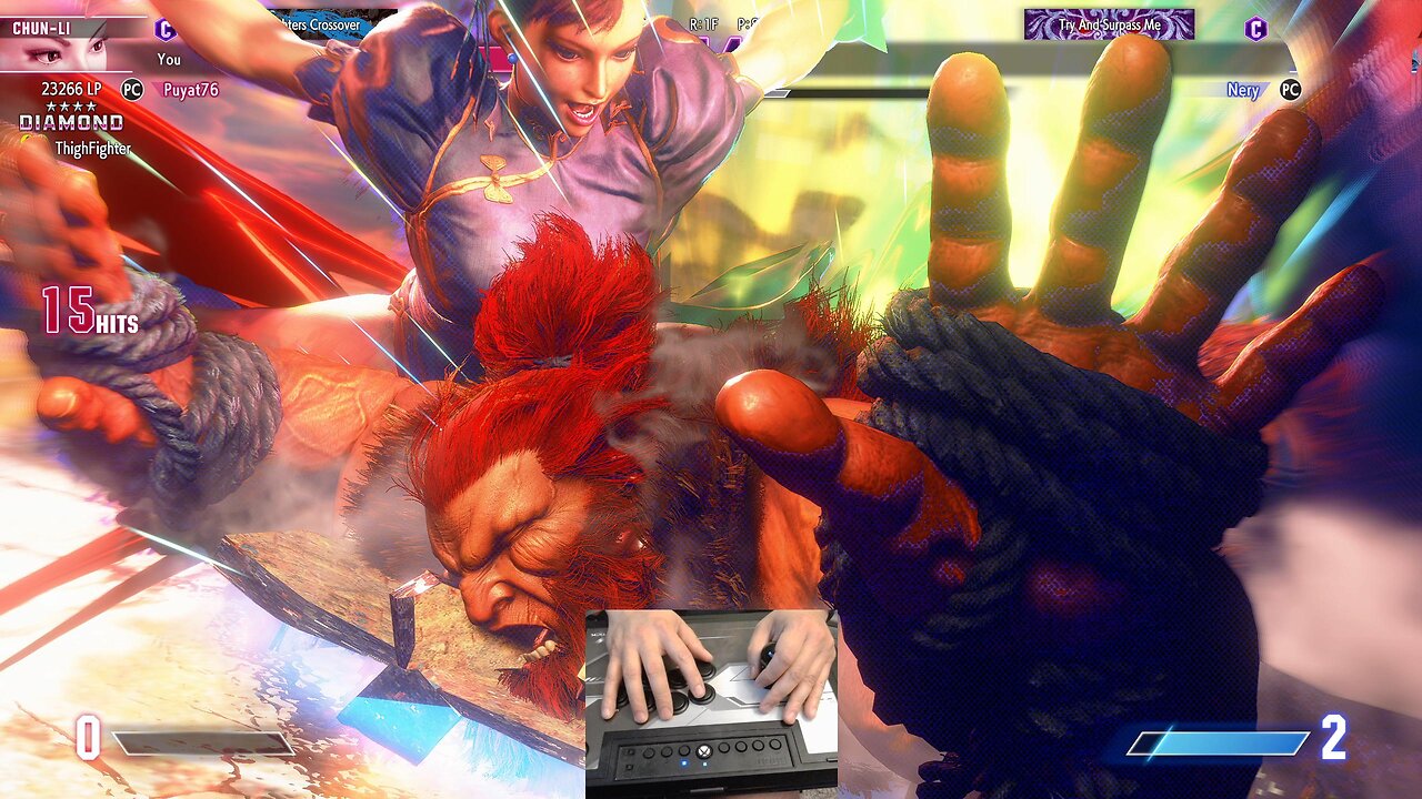 Kuya Kalbo Rank Match SF6 Grinding to the top. Chun Li 4 star Diamond Rank [Hori Fight Stick]