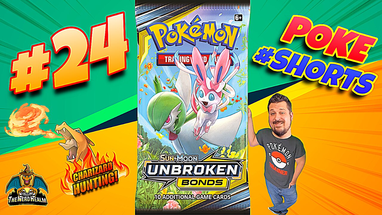 Poke #Shorts #24 | Unbroken Bonds | Charizard Hunting | Pokemon Cards Opening