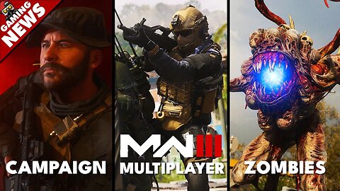 Modern Warfare 3 Campaign, Multiplayer, and Zombies REVEALED!