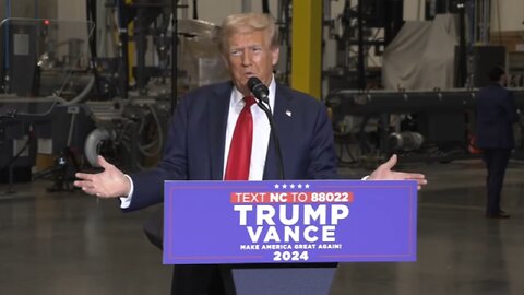 LIVE: President Trump Speaks in Mint Hill, N.C. ~ September 25 2024