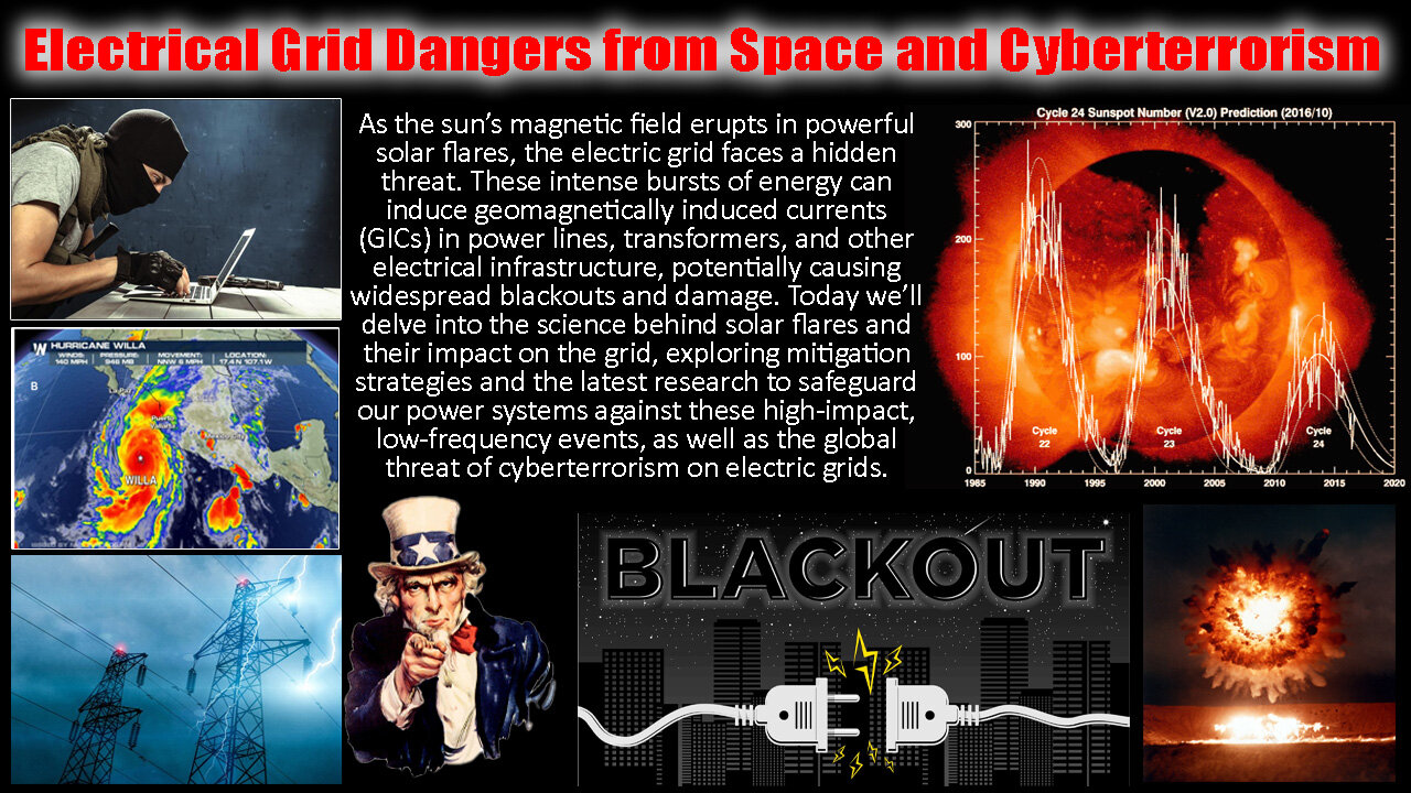 Electrical Grid Dangers from Space or Cyberterrorism