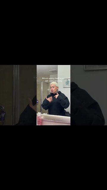 The pep talk every bitcoiner gives themselves #bitcoin #crypto #bitcoiners