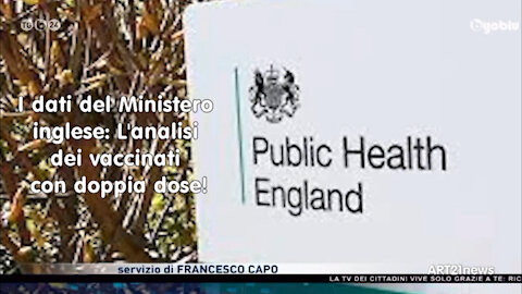 I dati del Ministero inglese: L'analisi dei vaccinati con doppia dose!