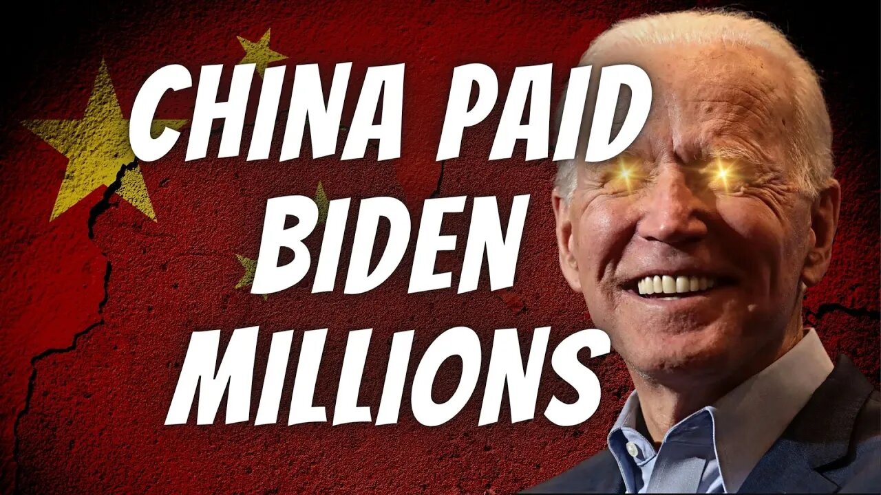 BIDEN FAMILY CHINA DEALS ARE OUT OF CONTROL