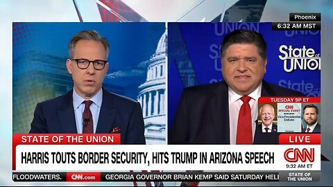 CNN's Tapper to Gov Pritzker: Why Should We Believe Kamala's Border Promises