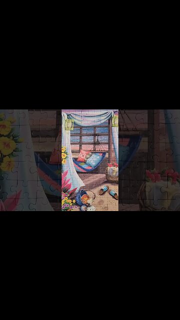 Speed Puzzle Practice #2 Ravensburger Cabana Retreat #shorts #puzzle #jigsawpuzzles