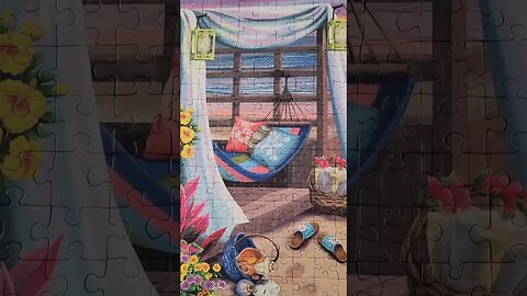 Speed Puzzle Practice #2 Ravensburger Cabana Retreat #shorts #puzzle #jigsawpuzzles