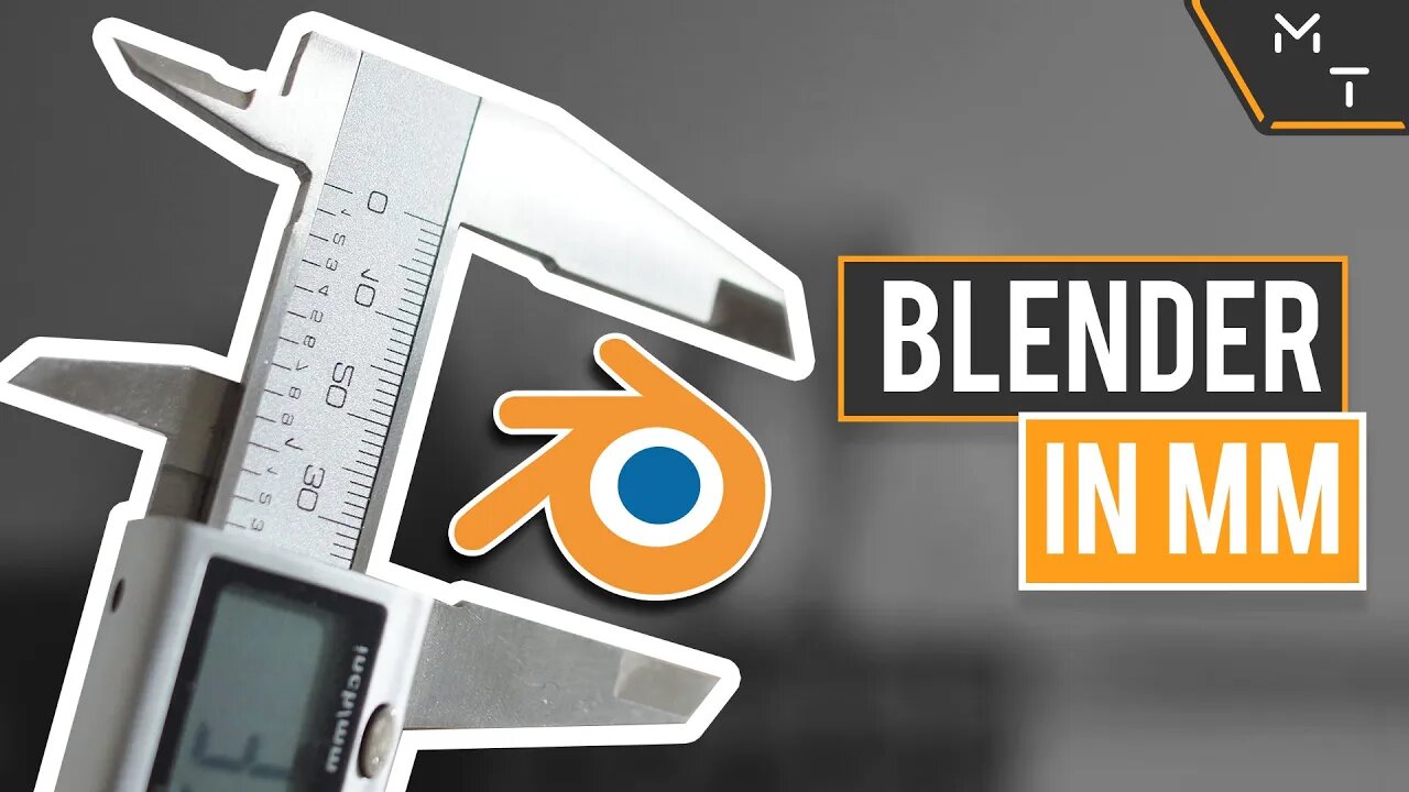 How to : Setup Blender into millimetres (mm) - Blender Tutorial