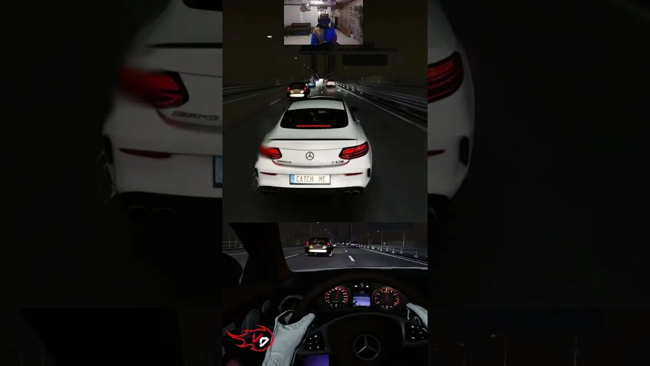 650HP AMG C63S CUTTING UP THROUGH THE RAIN (Assetto Corsa) NO HESI