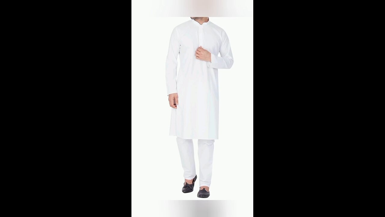 white kurta pajma