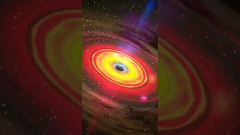 Animated Black Hole Wormhole Video