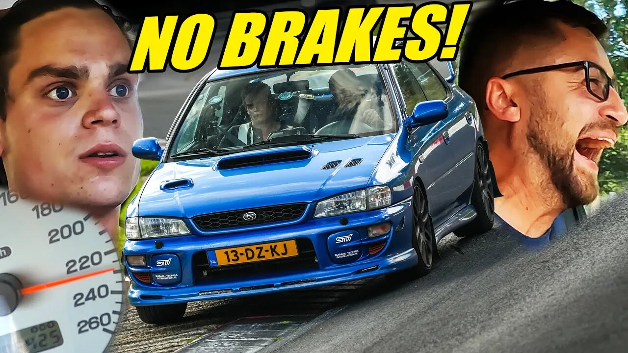 NO BRAKES!😱 MY FIRST CAR: Subaru Impreza GC8 // Nürburgring