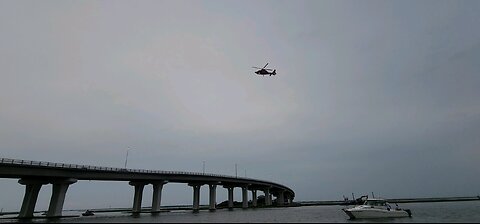 USCG Helicopter Flyover
