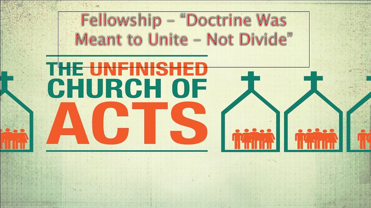 The Unfinished Church of Acts (Pt. 3)