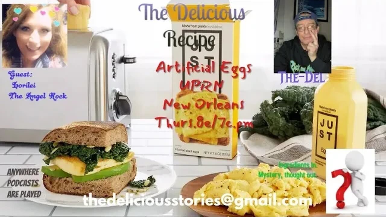 The Delicious Recipe tries some Artificial Eggs