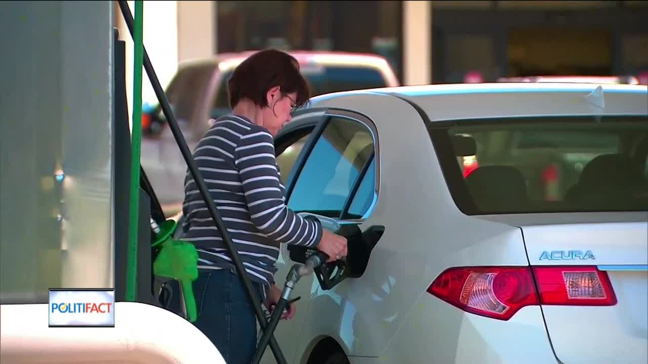 PolitiFact Wisconsin: Claims Evers will raise the gas tax